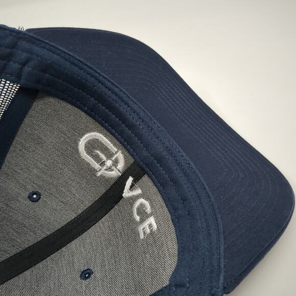 ACE Snapback Mesh Back Trucker Hat Blue One Size Adjustable Richardson - Picture 8 of 10